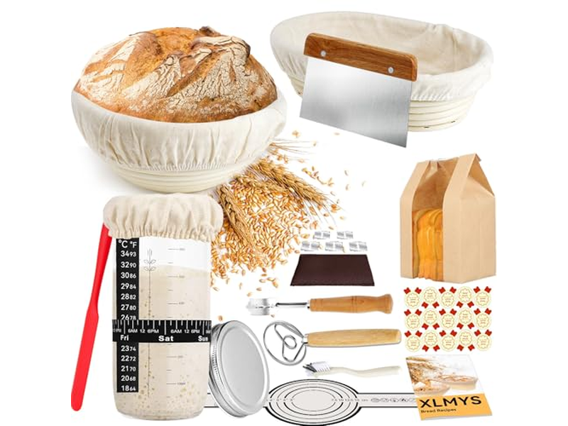 Hot Oval Bannetons Proofing Basket Bread High Quality Banetton Set