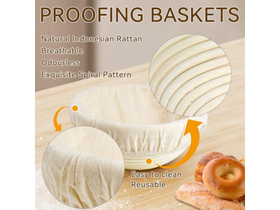 Hot Oval Bannetons Proofing Basket Bread High Quality Banetton Set