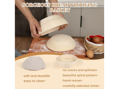 Large Oval Banneton Rice Flour Makeshift Bannetons For Sale Flouring Baguette