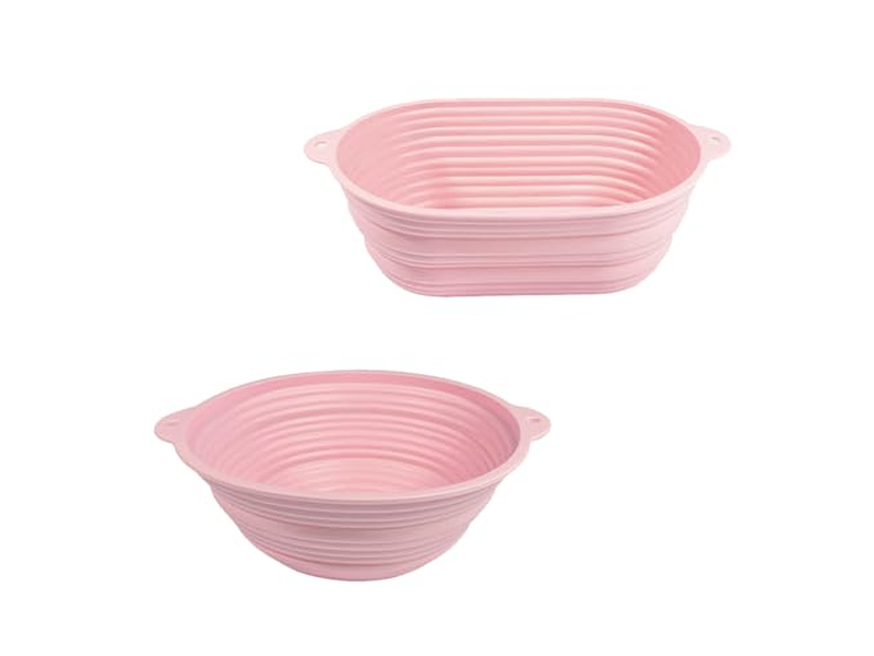 Proofing Basket Linen 5Inch Small 10 Inch Oval Banneton Bread Bakset