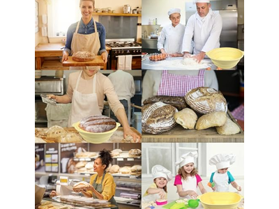 Proofing Basket Linen 5Inch Small 10 Inch Oval Banneton Bread Bakset