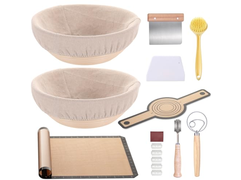 Proofing Bowl Banneton Basket Heart Shape Bread Round Riser Homemade Loaf