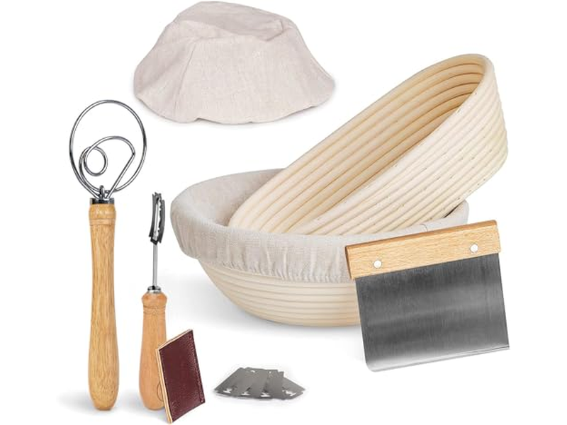 Proving Baskets For Sourdough Rattan Bread Basket With Dome Proofing The Dough