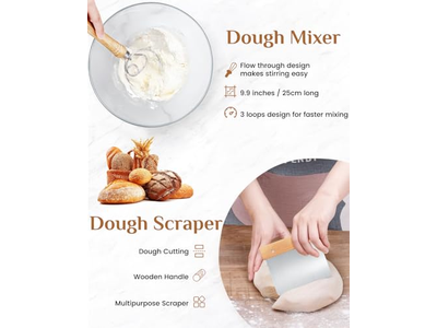 Proving Baskets For Sourdough Rattan Bread Basket With Dome Proofing The Dough