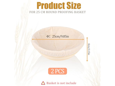 Rattan Banneton Accessories Plastic Seasoning Silicone Bread Basket