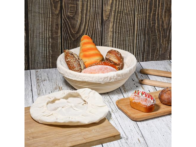 Rattan Banneton Accessories Plastic Seasoning Silicone Bread Basket