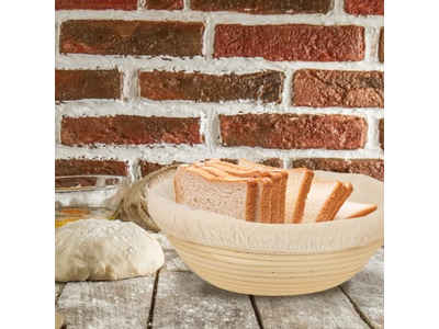 Rattan Banneton Accessories Plastic Seasoning Silicone Bread Basket