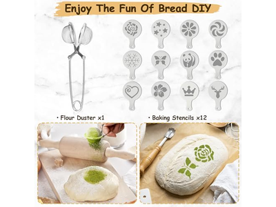 Silicone Banneton Basket Pink Sourdough Liner Oval Sets Diy Natural Rattan