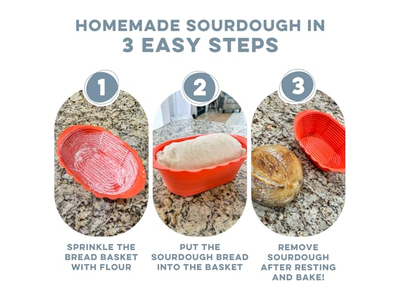 Silicone Bread Baking Basket Sourdough Gift Baskets With Items Muffin And Cookie