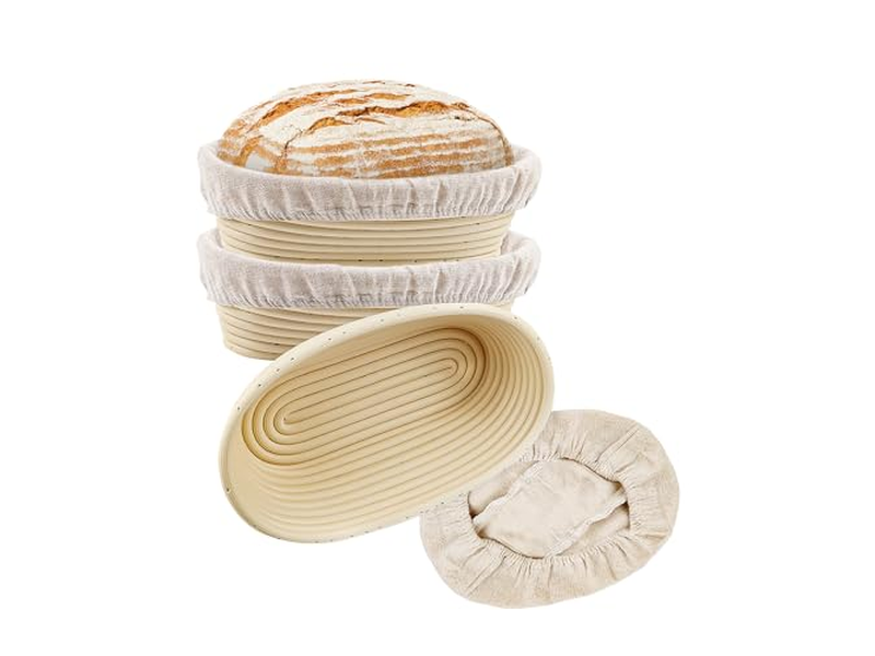 Silicone Bread Pre-Proof Basket Fermentation Set Of Large Baskets Round Benetton