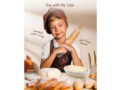 Silicone Bread Pre-Proof Basket Fermentation Set Of Large Baskets Round Benetton