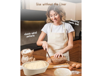 Silicone Bread Pre-Proof Basket Fermentation Set Of Large Baskets Round Benetton