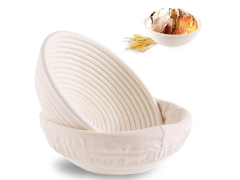 Banneton Bread Proofing Basket Sourdough Proofing Basket with Liner