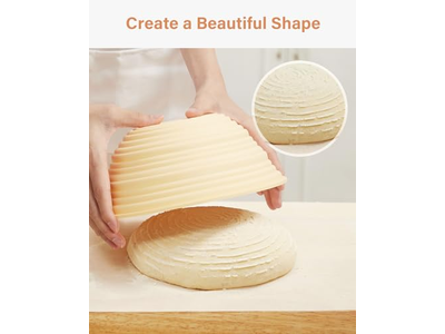 Banneton Rectangular Round Bread 10 Inch Oval Bakset Wicker Lined 7 Baskets