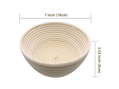 French Wicker Banneton Proving Basket Vietnam Rattan Bannetons For Sourdough