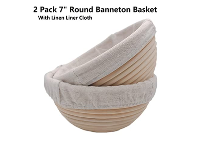 French Wicker Banneton Proving Basket Vietnam Rattan Bannetons For Sourdough