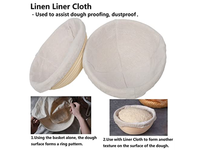 French Wicker Banneton Proving Basket Vietnam Rattan Bannetons For Sourdough