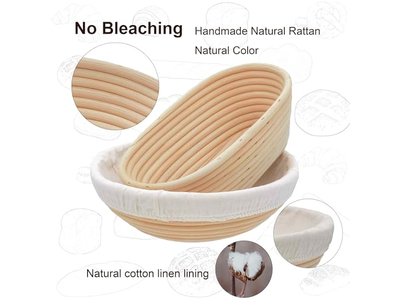 Nut Baking Basket Oval Breads Table Bread Baskets Canvas Ceramic Display