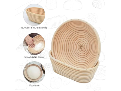 Nut Baking Basket Oval Breads Table Bread Baskets Canvas Ceramic Display