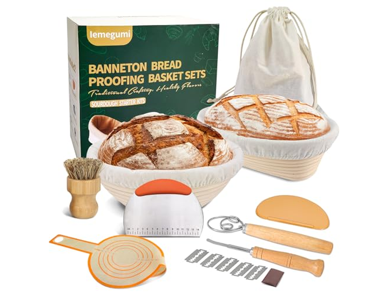 Plastic Baskets For Proofing The Dough Oval Woven Bread Basket