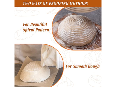 Plastic Baskets For Proofing The Dough Oval Woven Bread Basket