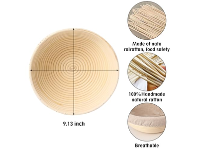 Proofing Basket For Baguette Pans Pizza Dough Trays With Lid