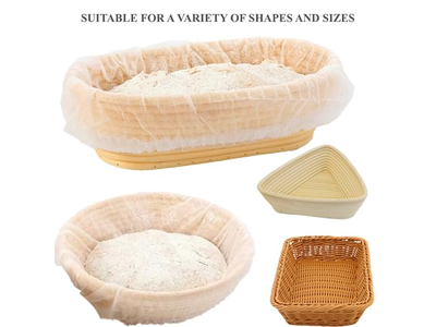 Proofing Basket Lame 13Cm Banneton With Liners 9 Inch Oval Rectangular