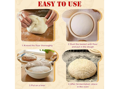 Proofing Break Basket Oven Baking Metal Baskets For Large Jute Bread