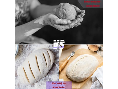 Rattan Bread Basket With Dome Easter Molds For Baking Proofing Round And Oval