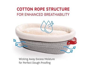 Rattan Bread Baskets Banneton Round Proofing Basket Bakery Supplies