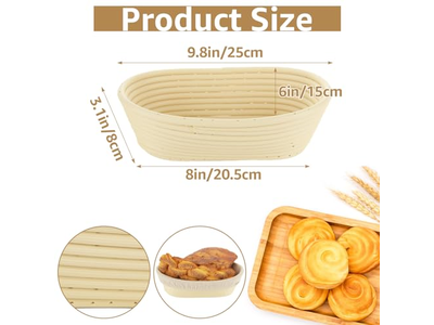 Restaurant Bread Baskets Proofing Faux Basket Bakery European Baking
