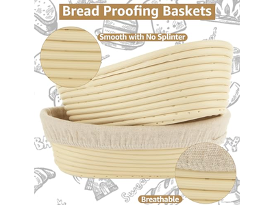 Restaurant Bread Baskets Proofing Faux Basket Bakery European Baking