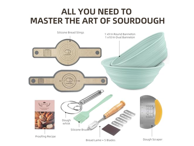 Ring Banneton Bread Proofing Basket Various Designs Using A Eco 15 Inch Kit