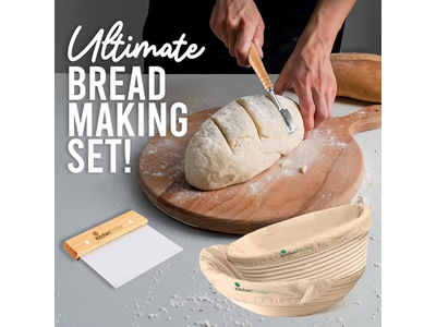 Rising Bread Fermentation Basket Bakery For And Food Cloth Liner 12Inch Cane