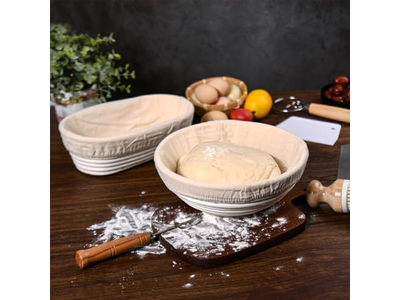 Round Bread Banneton Basket with Liner