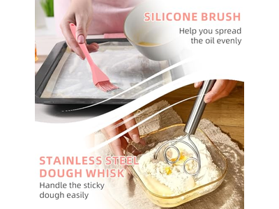 Round Oval Fermentation Basket Vine Bread PP Banetone Baguette Cake Knit